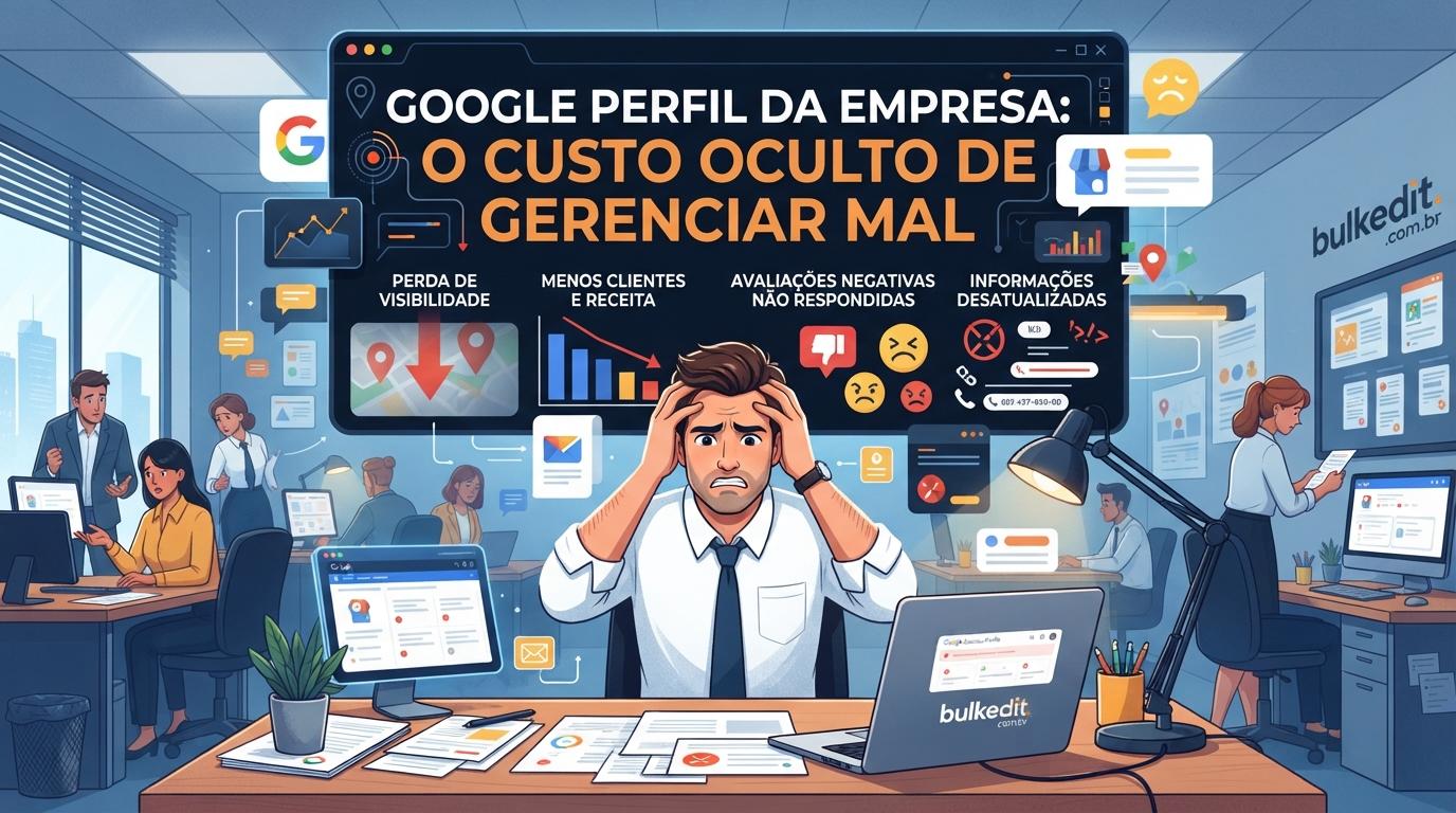 Google Perfil da Empresa: o custo oculto de gerenciar mal