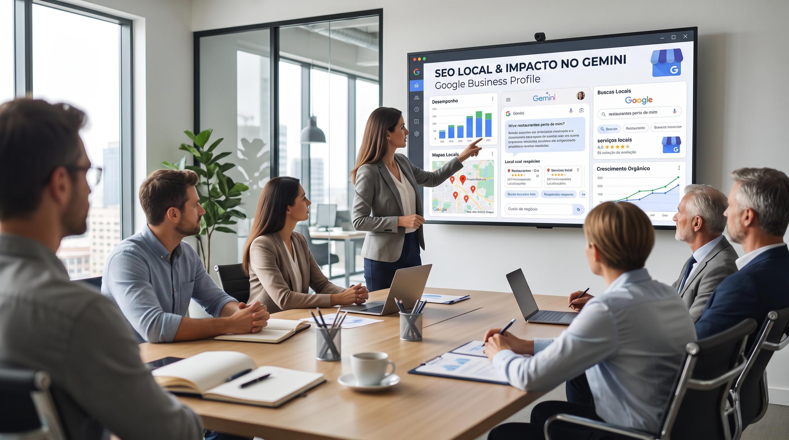 SEO Local no Google Business Profile: impacto no Gemini e resultados orgânicos