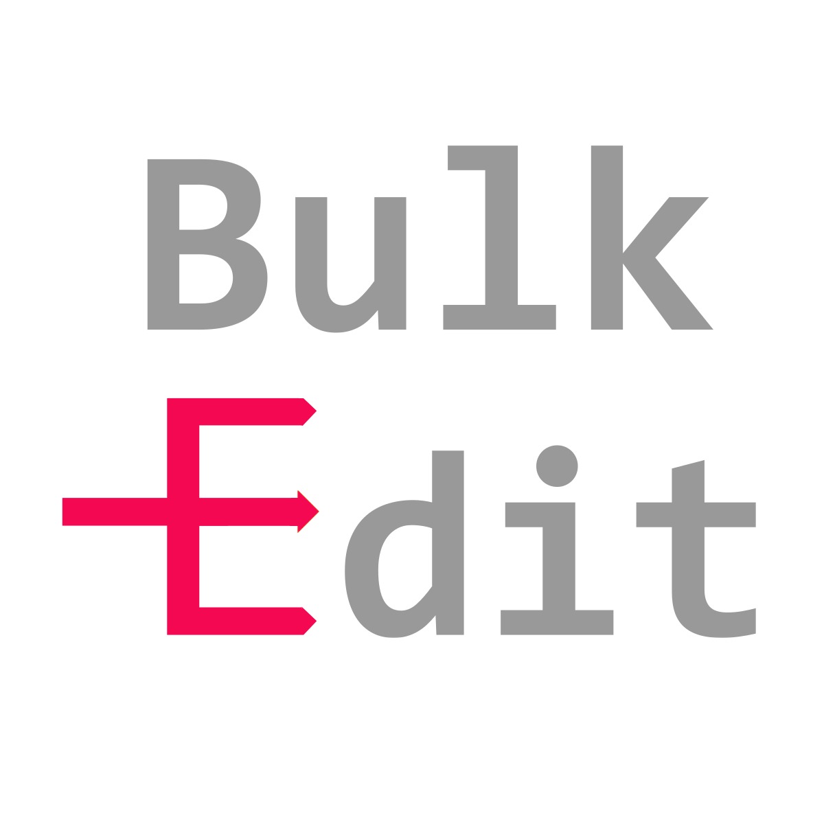 Bulk Edit logo